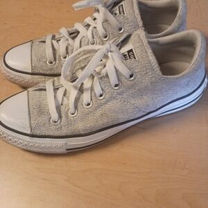 Converse Gray Canvas Sneakers